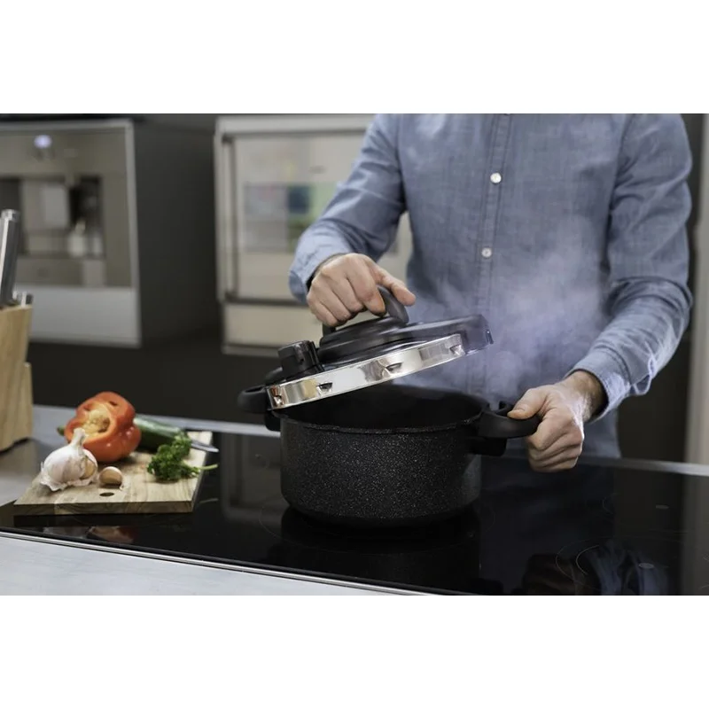 Cocotte 2EN1 SEB ClipsoMinut Ultra Resist 5 Litres - Noir